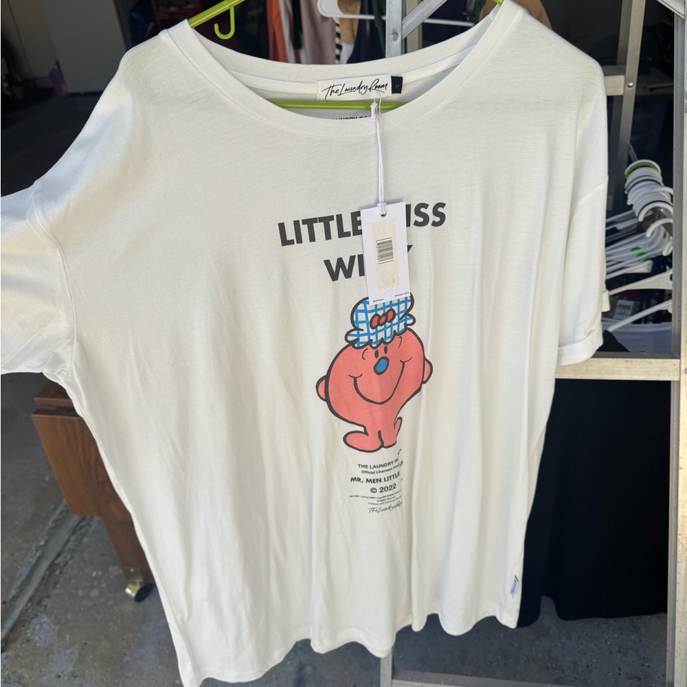 The Laundry Room Little Miss White Tee
